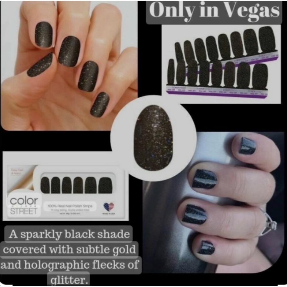 Color Street Dry Nail Polish Strips Only in Vegas